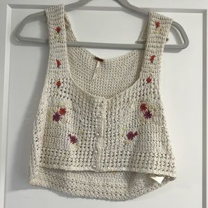 Free People Wildflower Cardi Tank